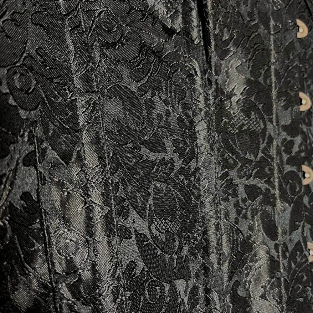 Corset Story Black Brocade Waist Taming
Overbust With Shoulder Straps 36 Waist - Picture 7 of 10